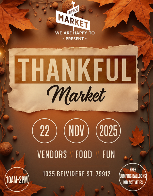 November 22 Thankful Market